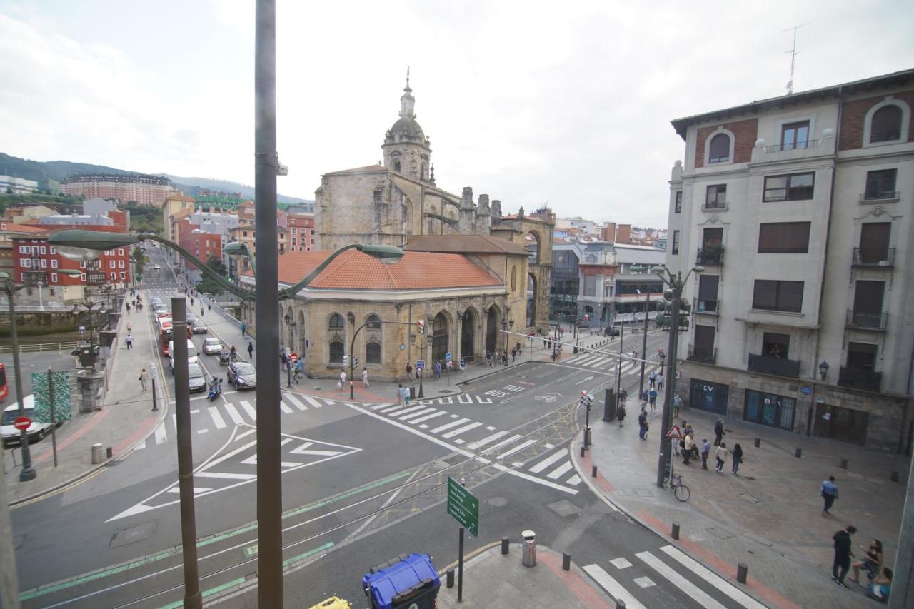 Piso Grande Y Luminoso En El Casco Viejo De Bilbao Leilighet Eksteriør bilde